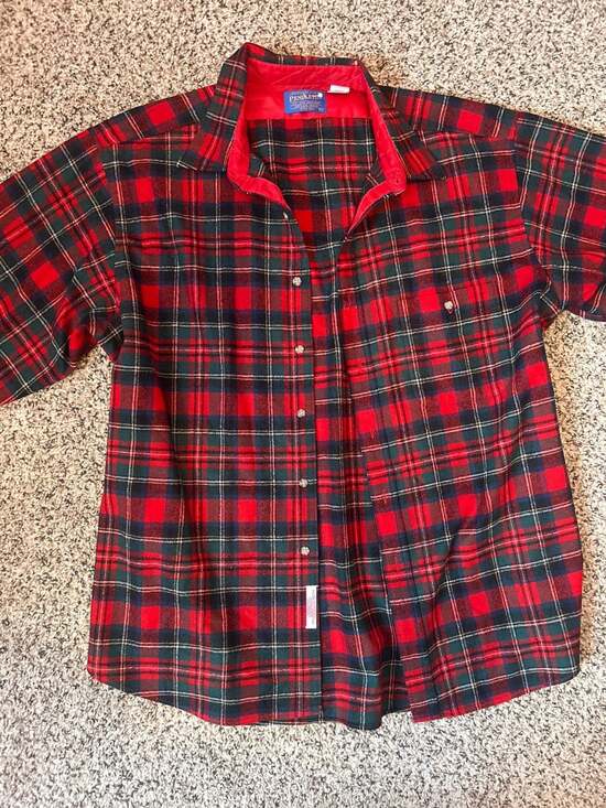Pendleton Other - Pendleton Prince Charles Edward Stewart Tartan Plaid Shirt Size XL Red